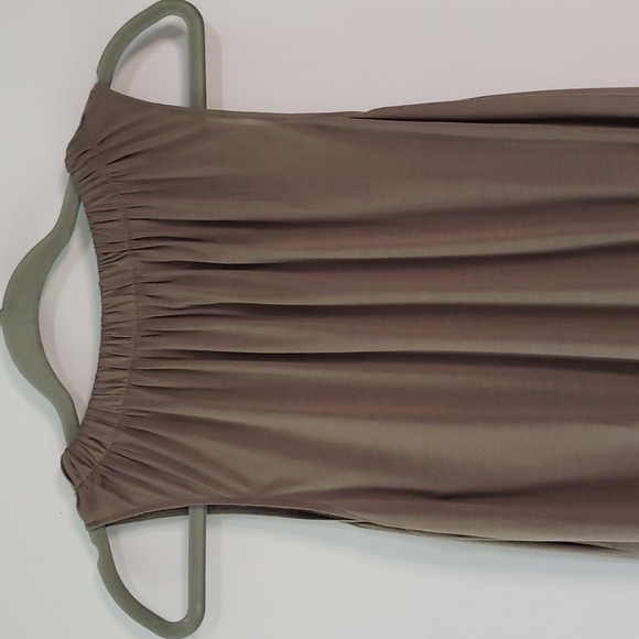 Banana Republic 100% Silk Sleeveless Faux Wrap Blouse Balloon Waist Small - Picture 7 of 15